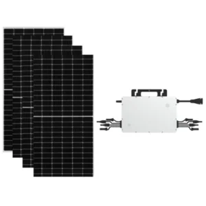 Kit autoconsumo 2200w com microinversor