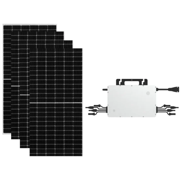 Kit autoconsumo 4000w com microinversor