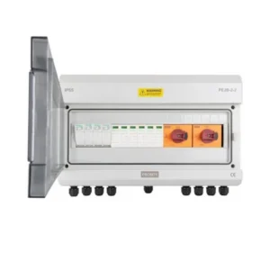 Quadro elétrico de proteção DC 1000V / 32A, 2 in 2 out